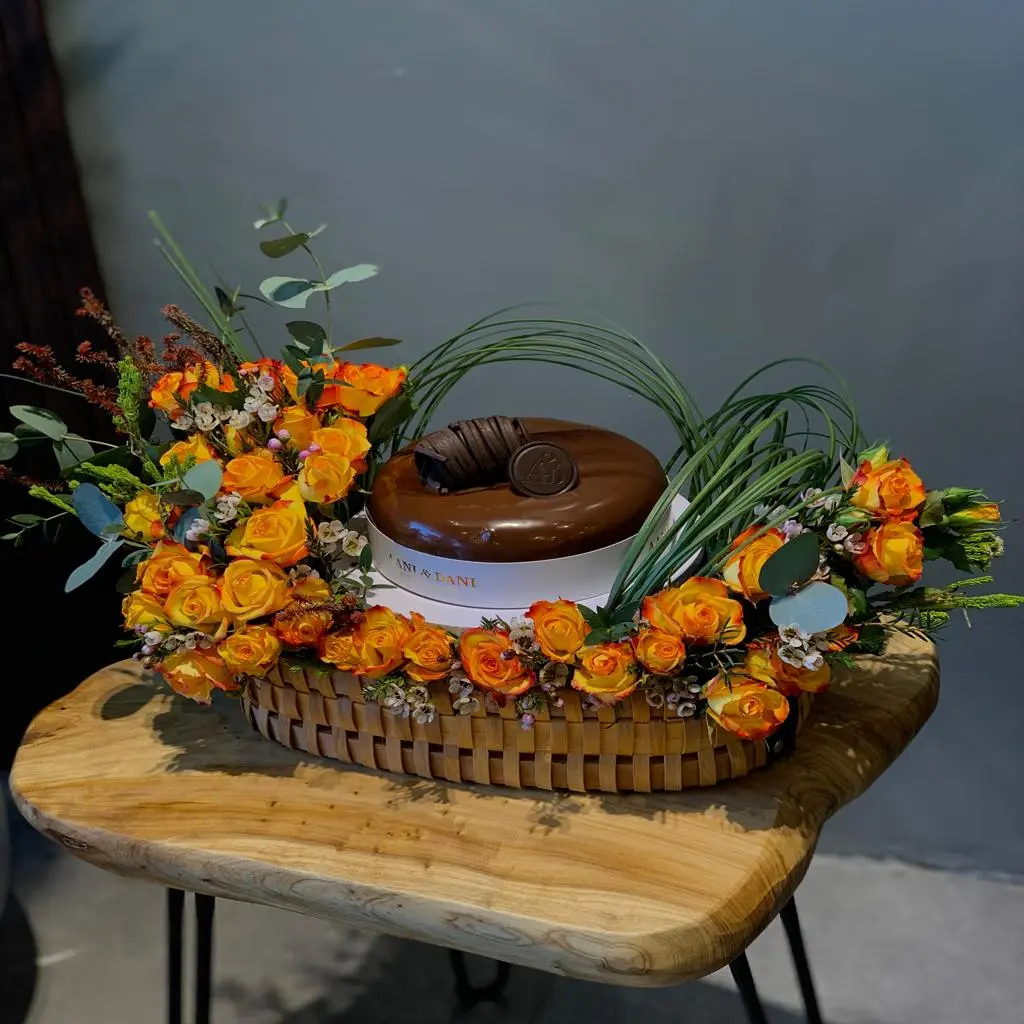 Flower Cake Basket